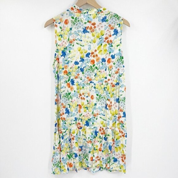Dear John Floral Rayon Lightweight Sun Dress Size XL *Runs Small* - Picture 3 of 5